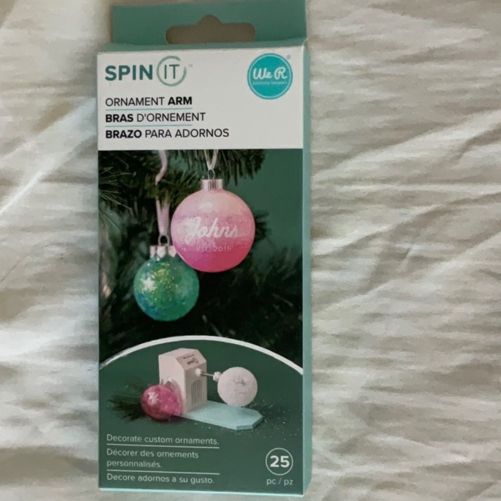 Ornament Arm - Pink, Green, White